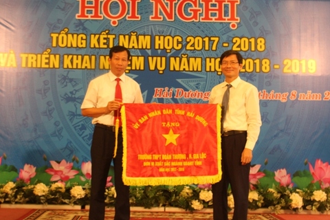 Ngành giáo dục và đào tạo Hải Dương, tổng kết năm học 2017- 2018 và triển khai nhiệm vụ năm học 2018- 2019